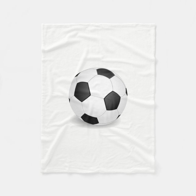 Fußball Fleecedecke (Vorderseite)