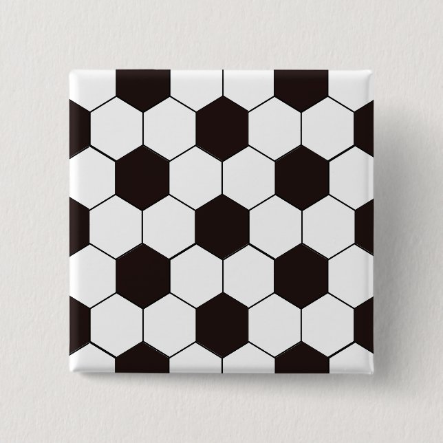 Fußball | Football-Muster Button (Vorderseite)