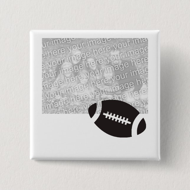 Fußball-Foto-Button Button (Vorderseite)