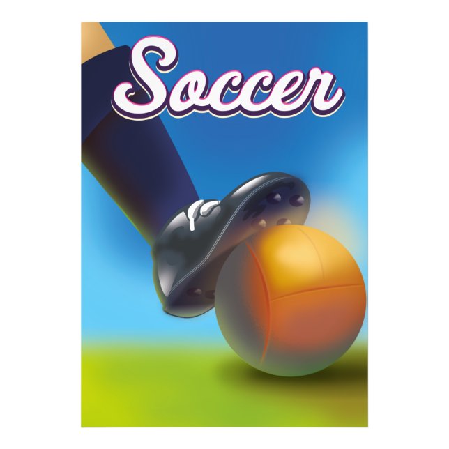 Fußball Fotodruck (Vorne)