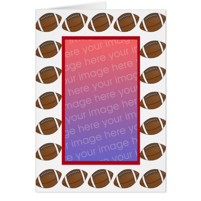 Fußball-Fotokarte (Vorne)