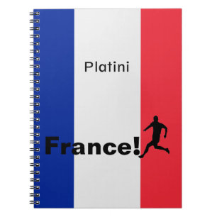 Fußball-Frankreich, anpassbar Notizblock