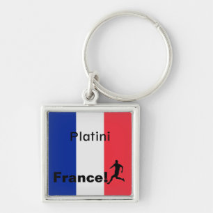 Fußball-Frankreich, anpassbar Schlüsselanhänger