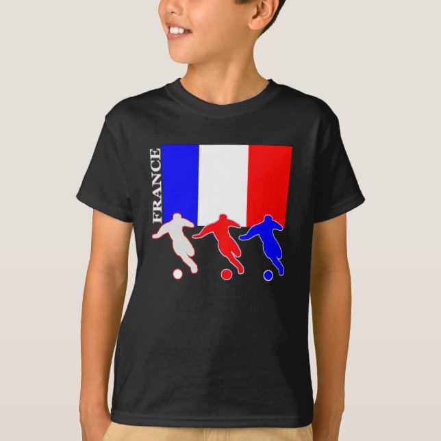 Fußball Frankreich T-Shirt (Vorderseite)