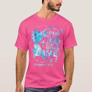 Fußball für Jungen Christlicher Christus-Gefärbte T-Shirt