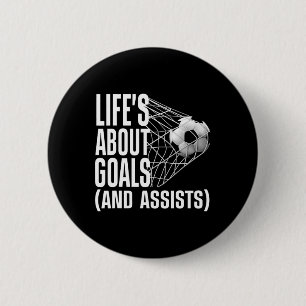 Fußball für Männer Fußball Fußball-Liebhaber Button