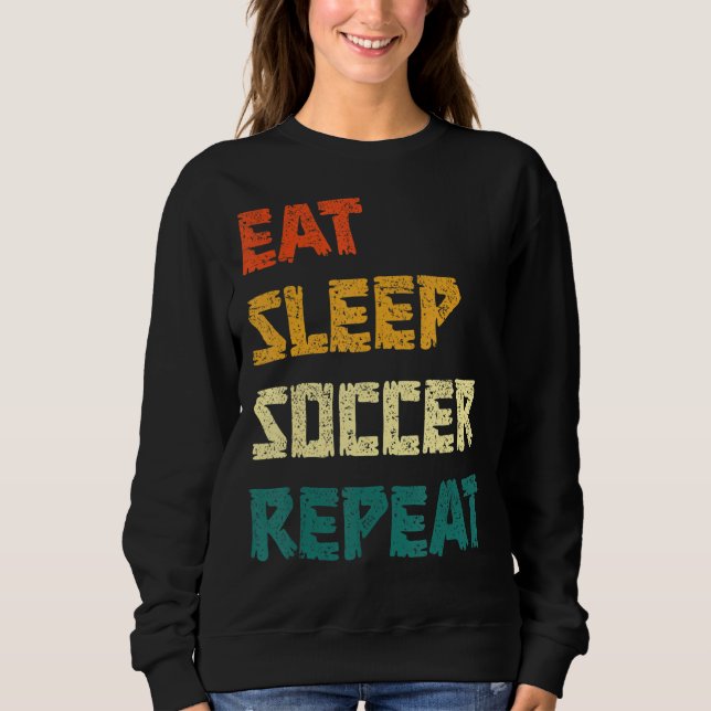 Fußball-Fußball-Ball Sport Fußball Flitterwoche Sweatshirt (Vorderseite)