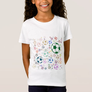 Fußball-Fußball-Ball-T - Shirt