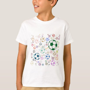 Fußball-Fußball-Ball-T - Shirt