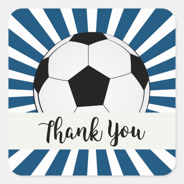 Fußball, Fußball Danke, Sticker (Vorderseite)