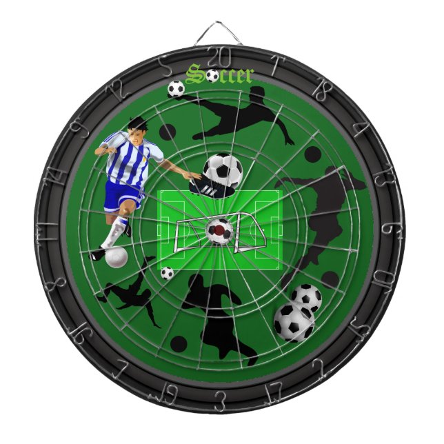 Fußball(Fußball) Dartboard Dartscheibe (vorne)