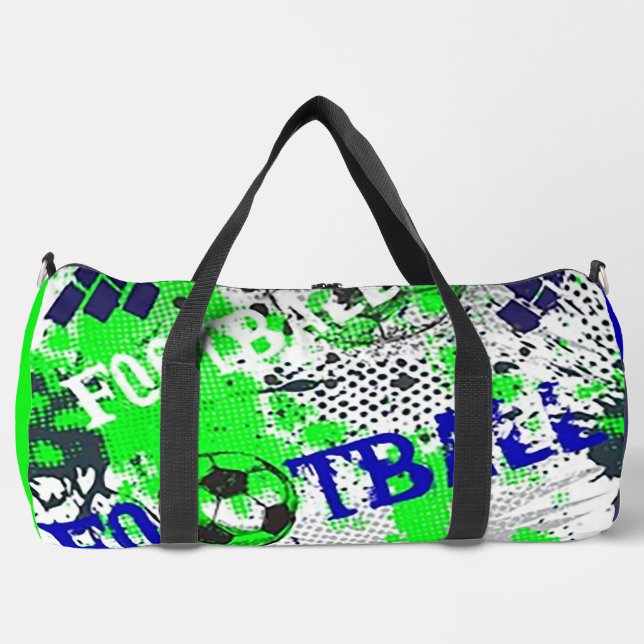 Fußball (Fußball) Duffle Bag (Vorderseite)