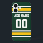 Fußball-Fußball-Europameisterschaften iPhone 16 Hülle<br><div class="desc">Fügen Sie Ihren Lieblingsnamen und Ihre Lieblingsnummer hinzu - Dieses Olive- und Goldsportdesign ist perfekt für jeden beruflichen,  Uni oder High School Fan. Sie können diese sogar für Ihr Fantasy Football Team beanspruchen. Klicken Sie auf die Schaltfläche CUSTOMIZE,  um noch mehr Änderungen vorzunehmen.</div>