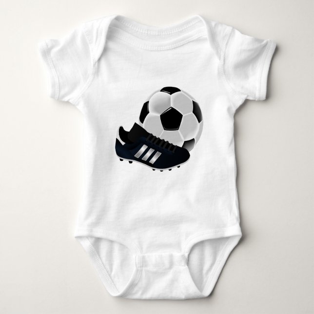 Fußball/Fußball-Fußball Baby Strampler (Vorderseite)