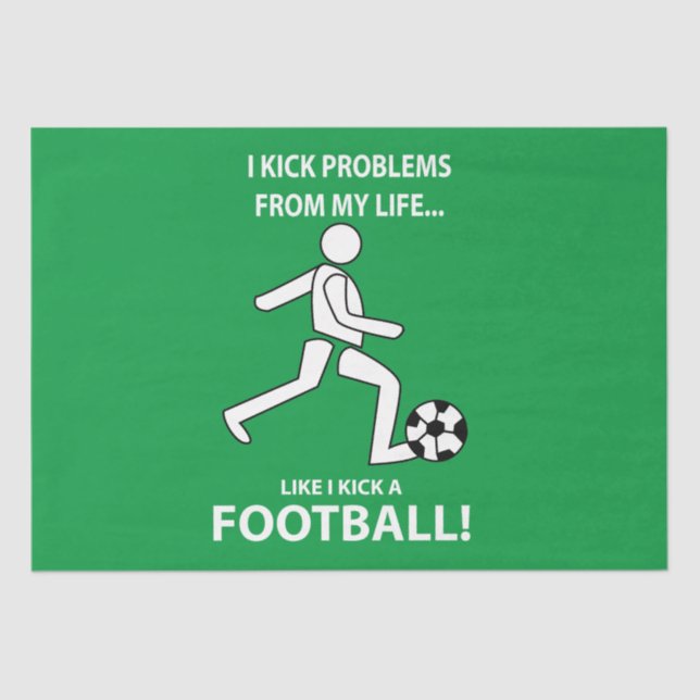 Fußball Fußball Fußball Fußball Fußball Fußball Fu Seidenpapier (Vorderseite)