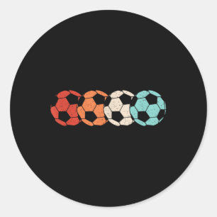 Fußball-Fußball-Fußball-Fußball-Spieler Männer Fra Runder Aufkleber
