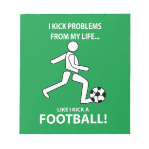 Fußball Fußball Fußball Fußballtrainer Fußball Fuß Notizblock