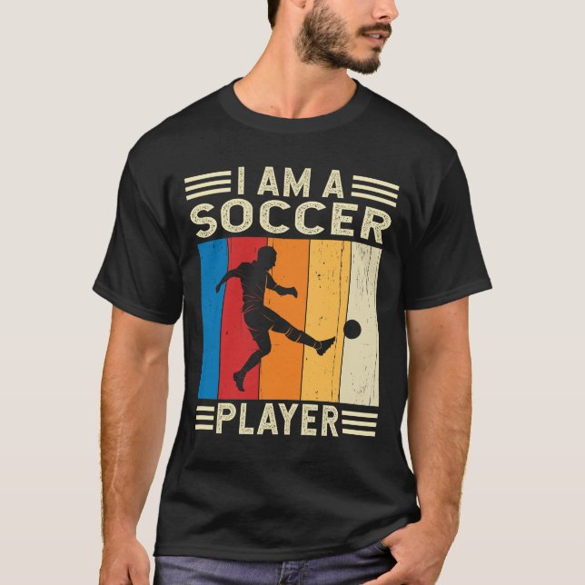 Fußball-Fußball-Fußballspiel Frauen Männer T-Shirt (Vorderseite)