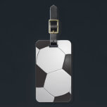 Fußball-Fußball Gepäckanhänger<br><div class="desc">Football Soccer Passen Sie Ihren Namen und Ihre Adresse auf der Vorlage an</div>