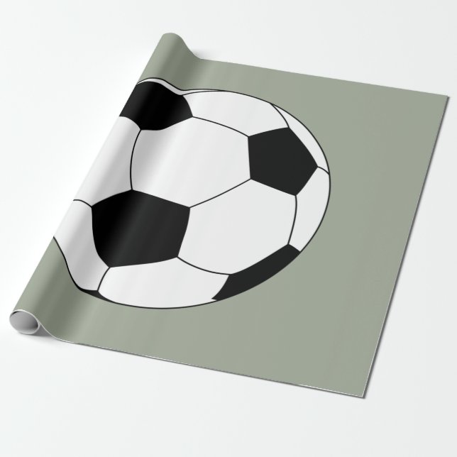 Fußball (Fußball) Geschenkpapier (Ungerollt)