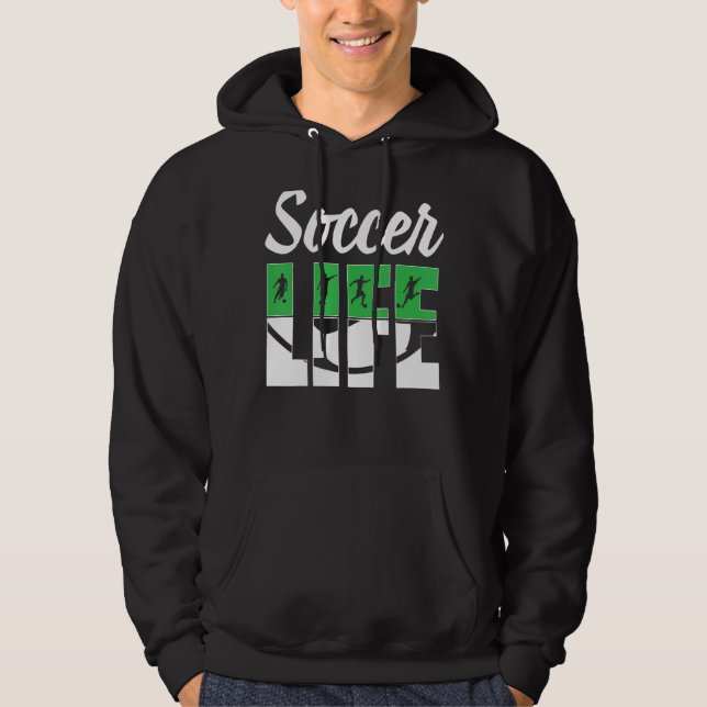 Fußball-Fußball Hoodie (Vorderseite)