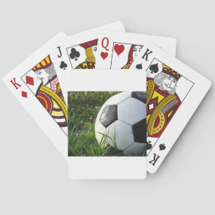 Fußball~ Fußball im Feld Spielkarten