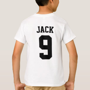 Fußball-Fußball-individueller Name und Zahl T-Shirt