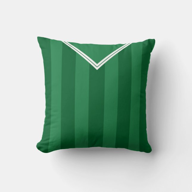 Fußball Fußball Jersey Name Nummer Pillow Template Kissen (Vorderseite)