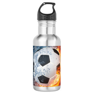 Fußball-/Fußball-Kugelkopf-Kissen Edelstahlflasche
