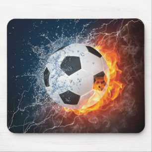 Fußball-/Fußball-Kugelkopf-Kissen Mousepad