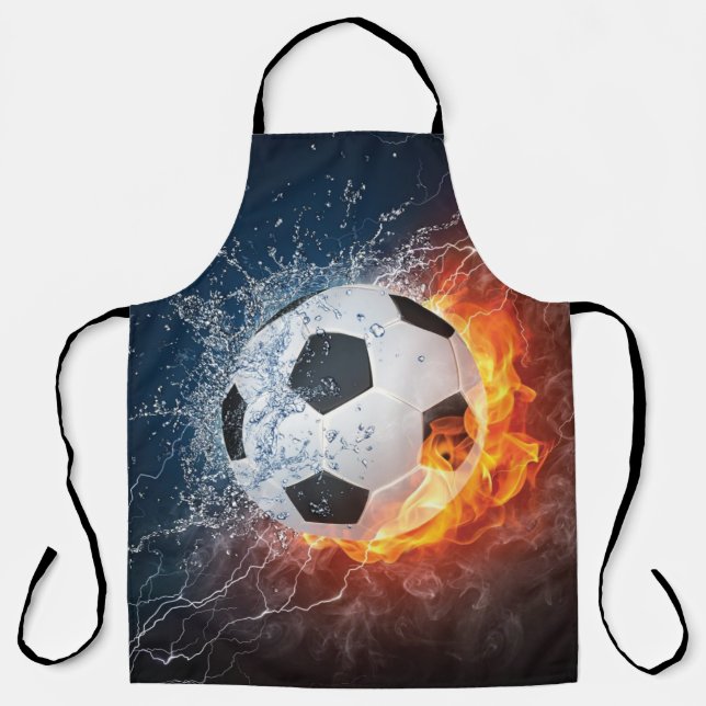 Fußball-/Fußball-Kugelkopf-Kissen Schürze (Vorderseite)