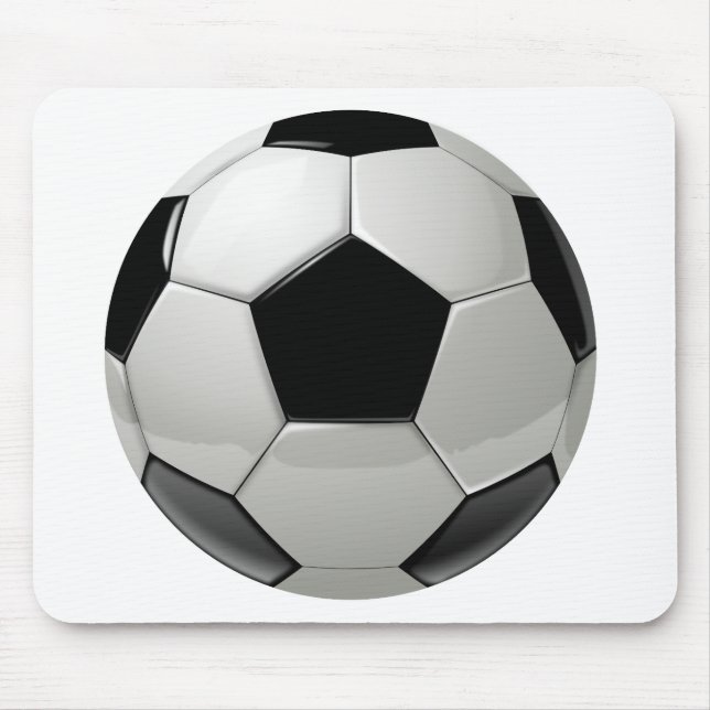 Fußball-Fußball Mousepad (Vorne)