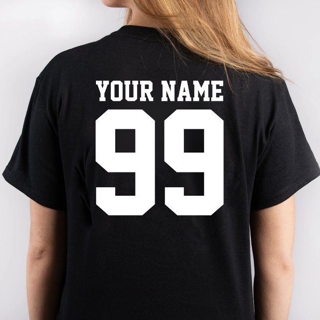 Fußball Fußball Name Nummer Boy Girl Personalisier T-Shirt (Von Creator hochgeladen)