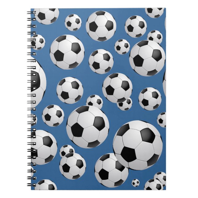 Fußball-Fußball-Notebook Notizblock (Vorderseite)