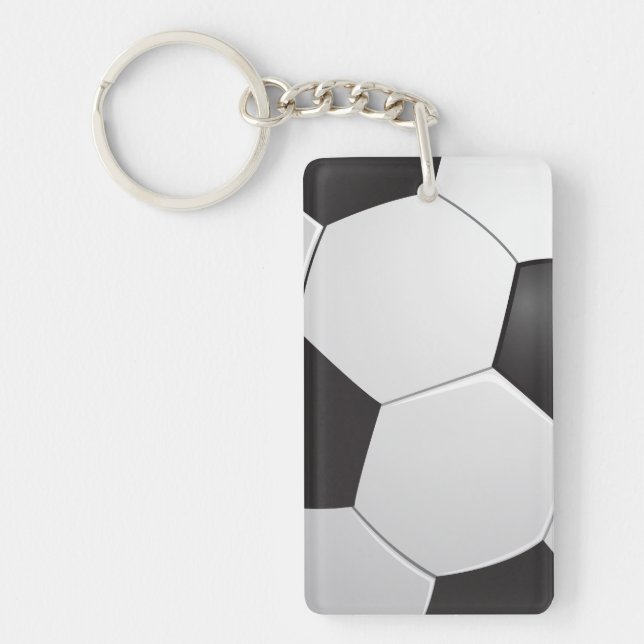 Fußball-Fußball Schlüsselanhänger (Vorderseite)