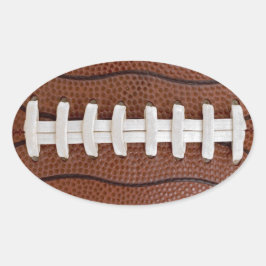 Fußball-Fußball-Spieler Geschenksticker Ovaler Aufkleber