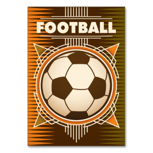 Fußball-Fußball-Sportball Tischnummer