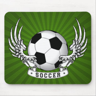 Fußball-Fußball Wings Mousepad