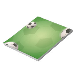 Fußball-Fußball-Ziel - Notepad Notizblock