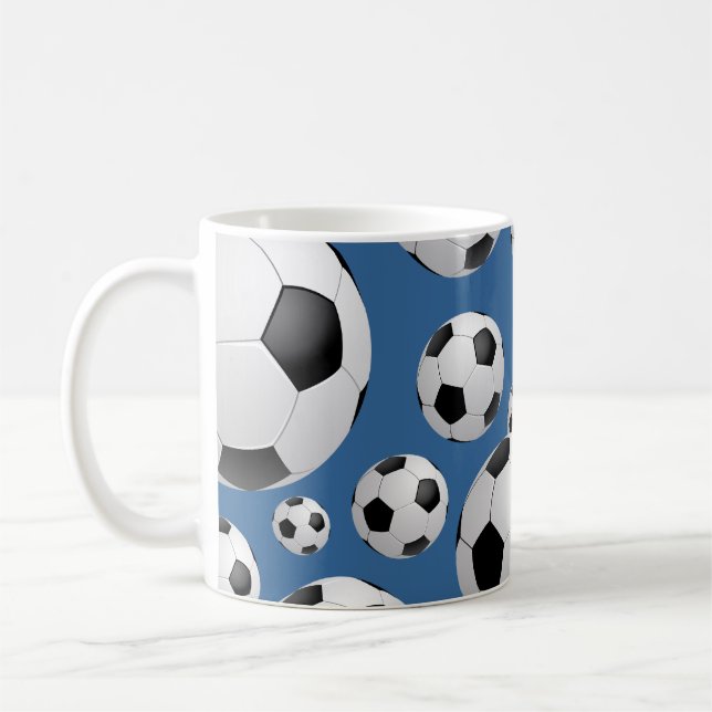 Fußball-Fußballball-Tasse Tasse (Links)