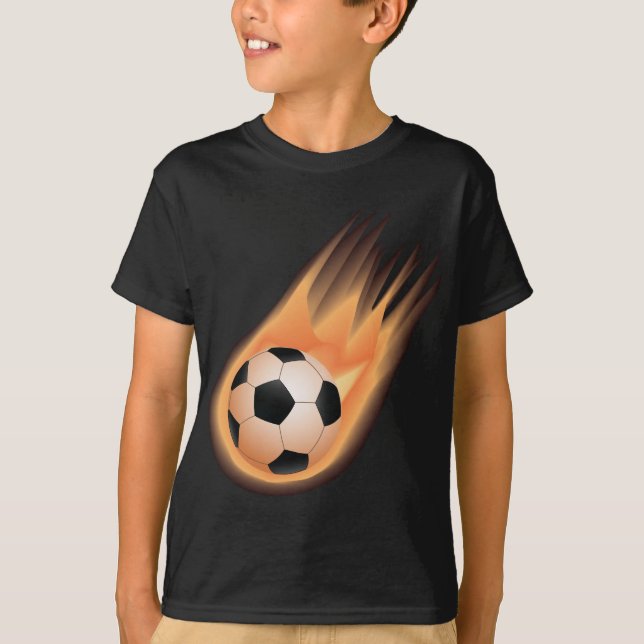 Fußball, Fußballfeuer T-Shirt (Vorderseite)