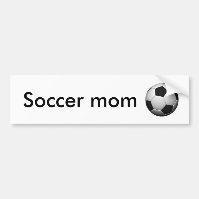 Fußball, Fußballmamma Autoaufkleber (Vorne)
