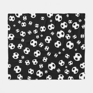 Fußball / Fußballnaht nahtloses Muster Fleecedecke