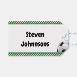 Fußball-Fußballspiel Kindergeburtstag Geschenkanhänger