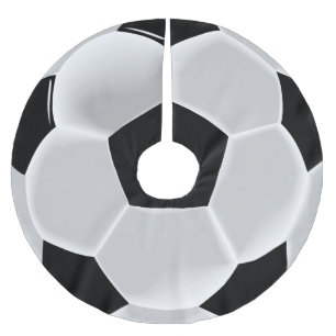 Fußball-Futbol-Ball Polyester Weihnachtsbaumdecke