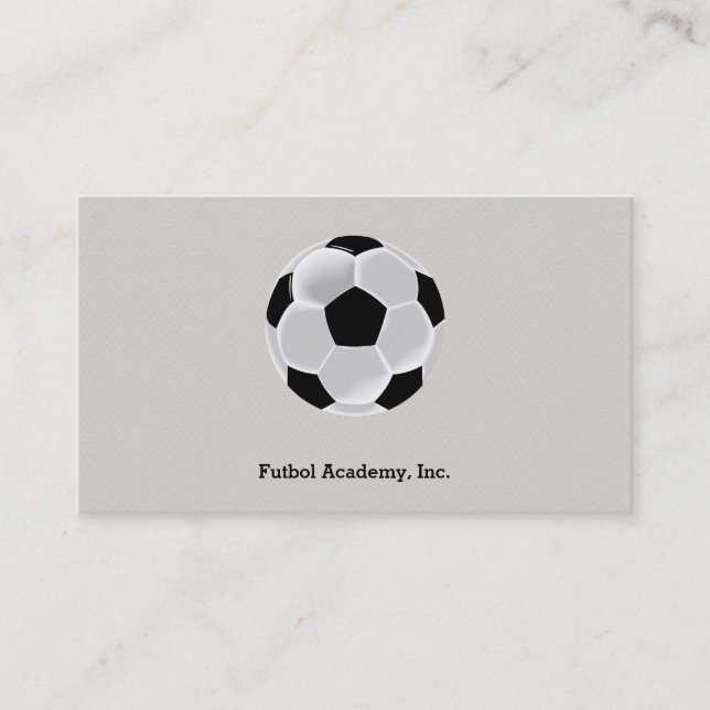 Fußball-Futbol-Ball Visitenkarte (Vorderseite)