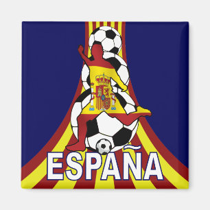 Fußball Fútbol Espana Spanien Magnet
