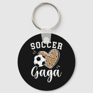Fußball Gaga Herz Oma Gaga eines Fußballspielers Schlüsselanhänger