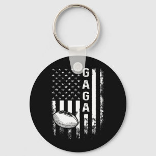 Fußball Gaga Sports Player America Flag Männer Fra Schlüsselanhänger