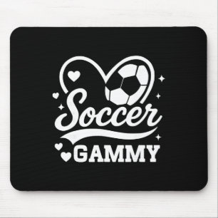 Fußball Gammy Herz Liebe Fußballspieler Mousepad